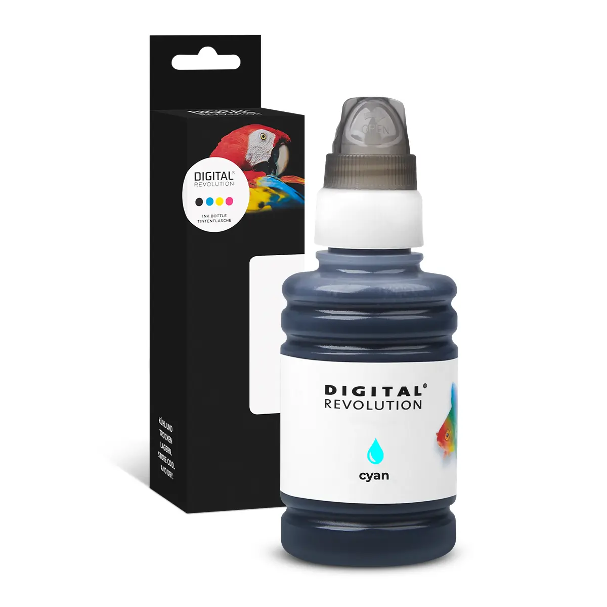 Epson 664 - alternative Tinte 'cyan' 100 ml - Digital Revolution