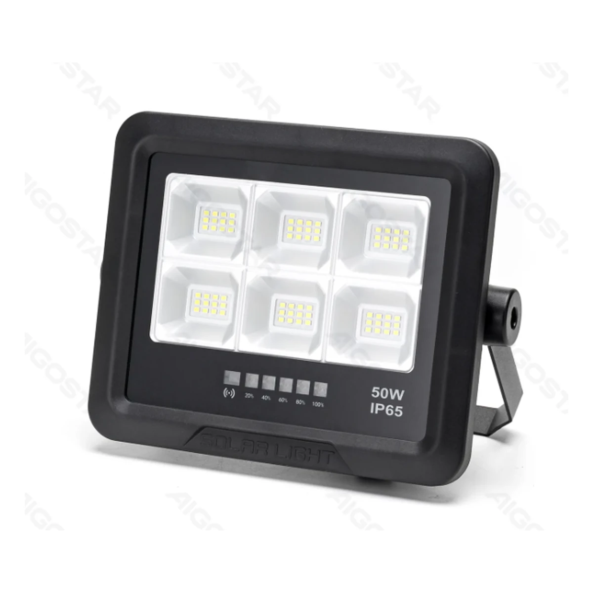 Aigostar LED Solar Flutlicht 50W, kalt-weiß