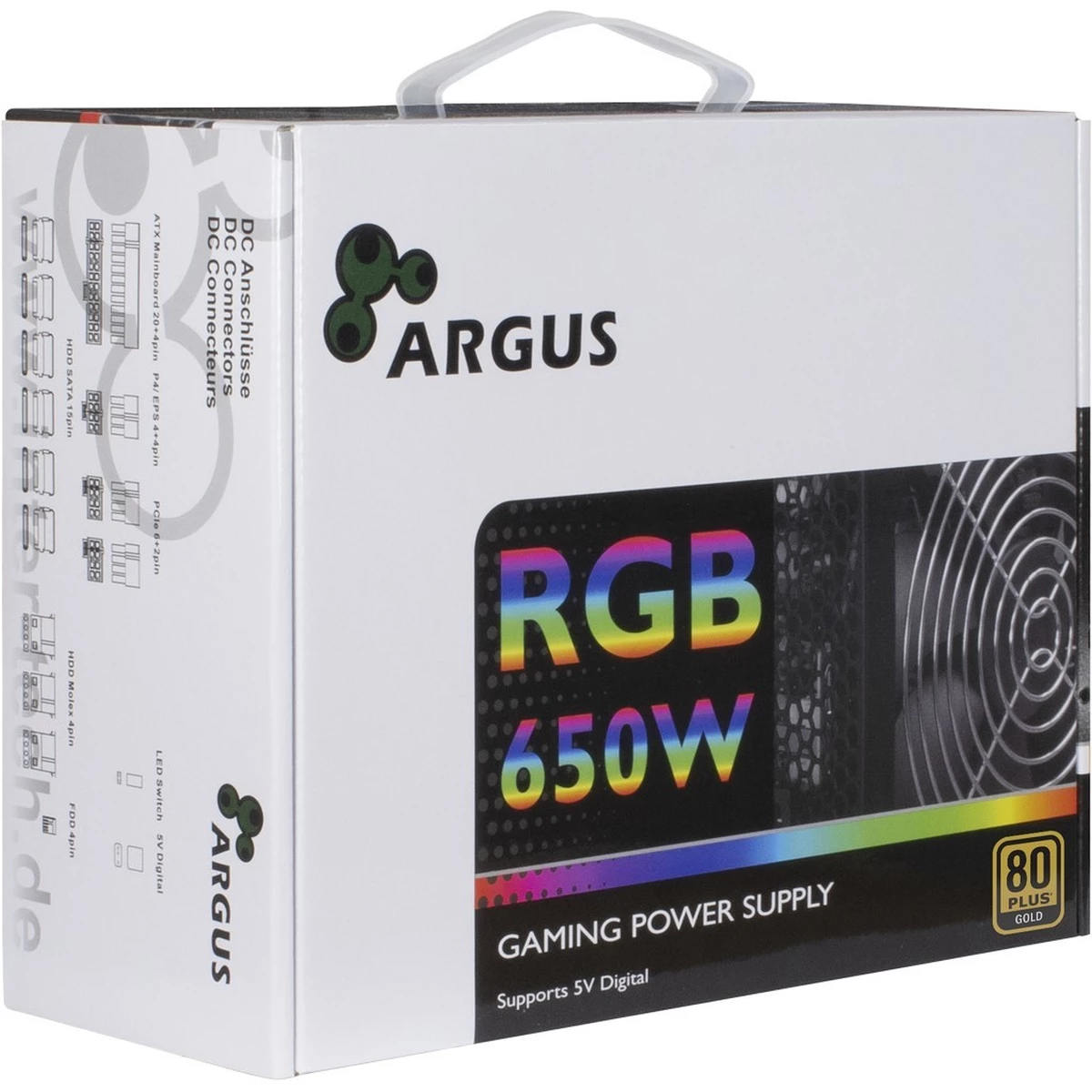 Inter-Tech 650W Argus RGB-650W CM II