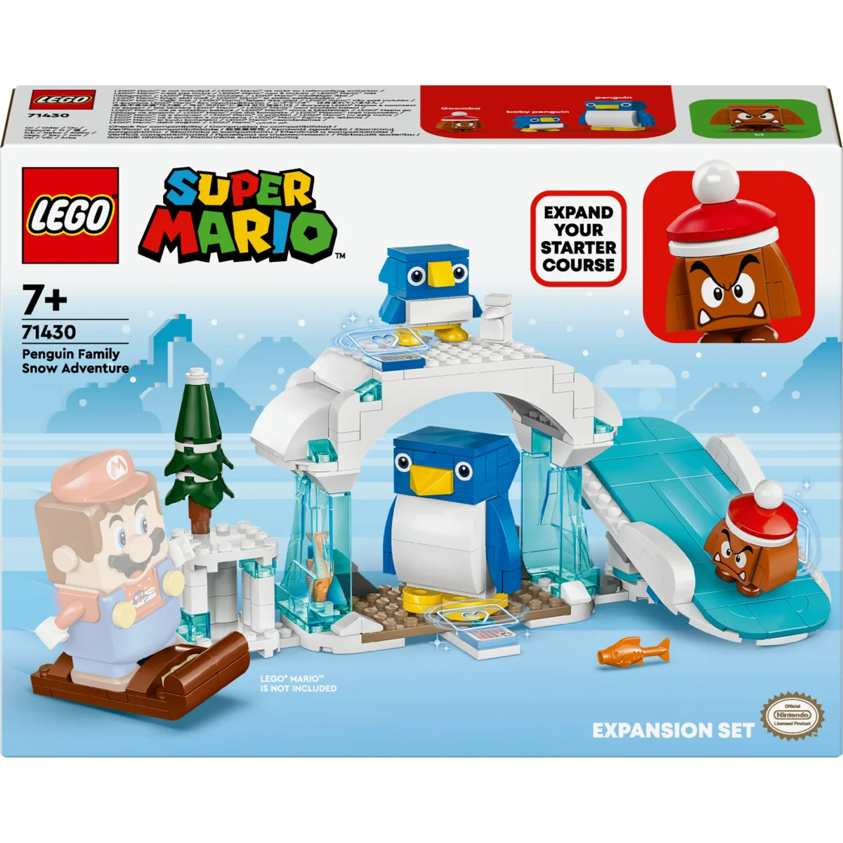 LEGO® Super Mario Schneeabenteuer mit Familie Pinguin - Erweiterungsset 71430
