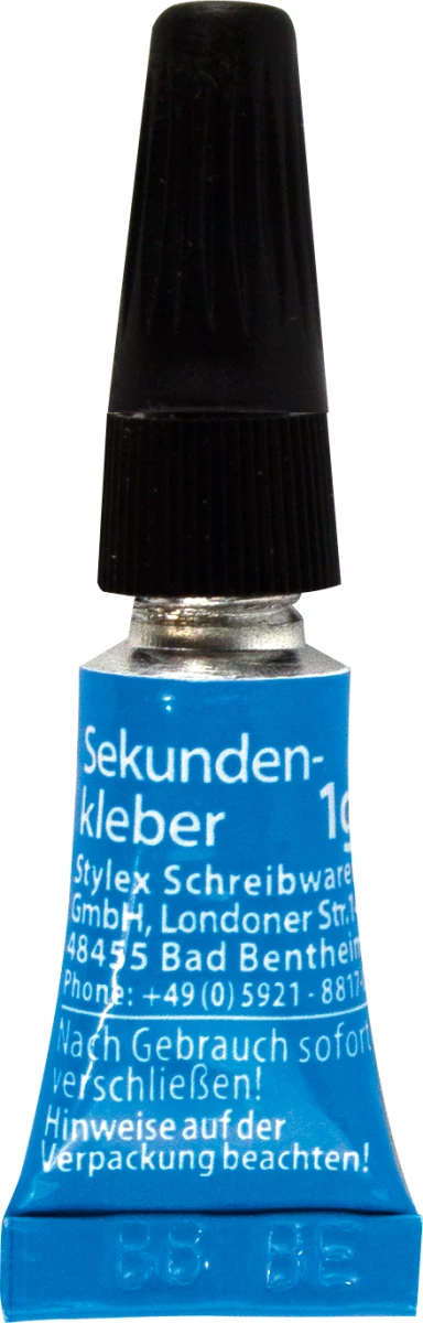 Sekundenkleber Gel, 3 Tuben á 1 g