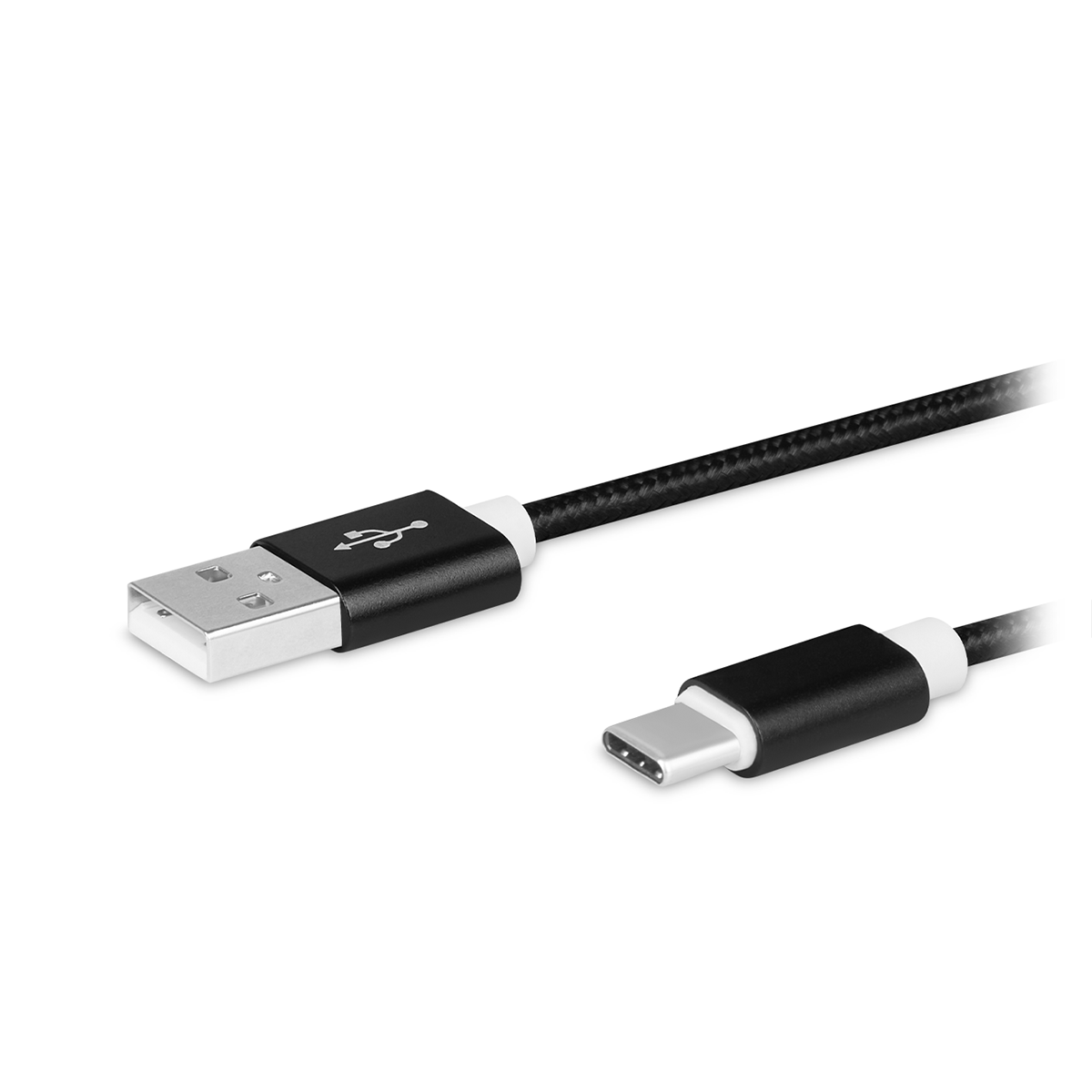 Reekin Kabel (USB-C) 1 Meter (Schwarz-Nylon)