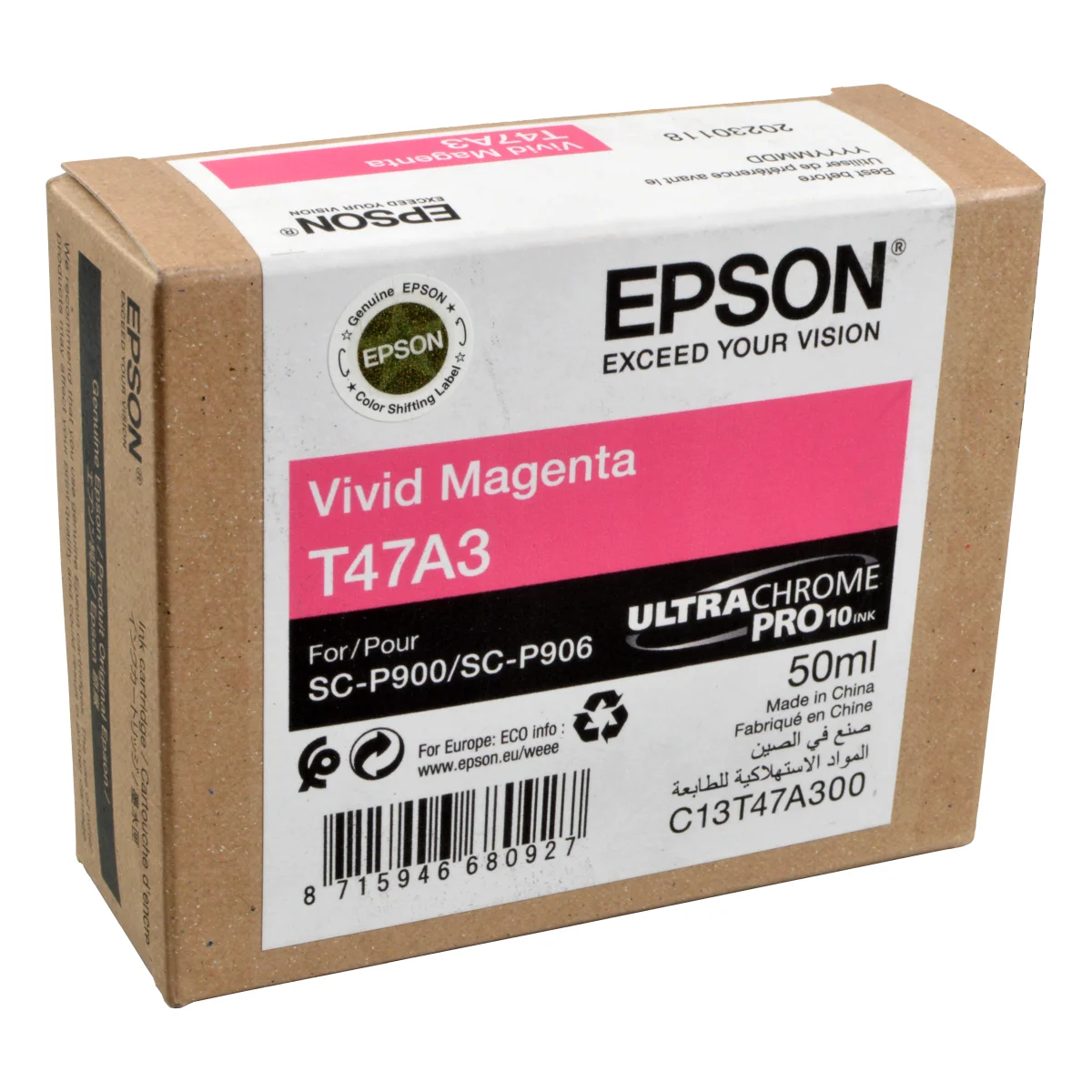 Epson Tinte C13T47A300 T47A3 vivid magenta