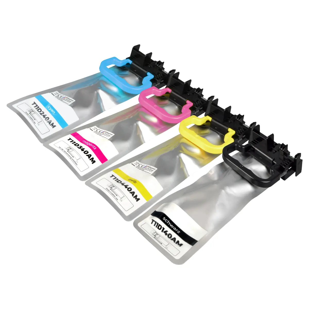 Epson C13T11D140-D440 - alternatives XL Tinten MultiPack schwarz cyan magenta gelb 1x 90 ml | 5.000 Seiten, 3x 60 ml | 5.000 Seiten - Digital Revolution