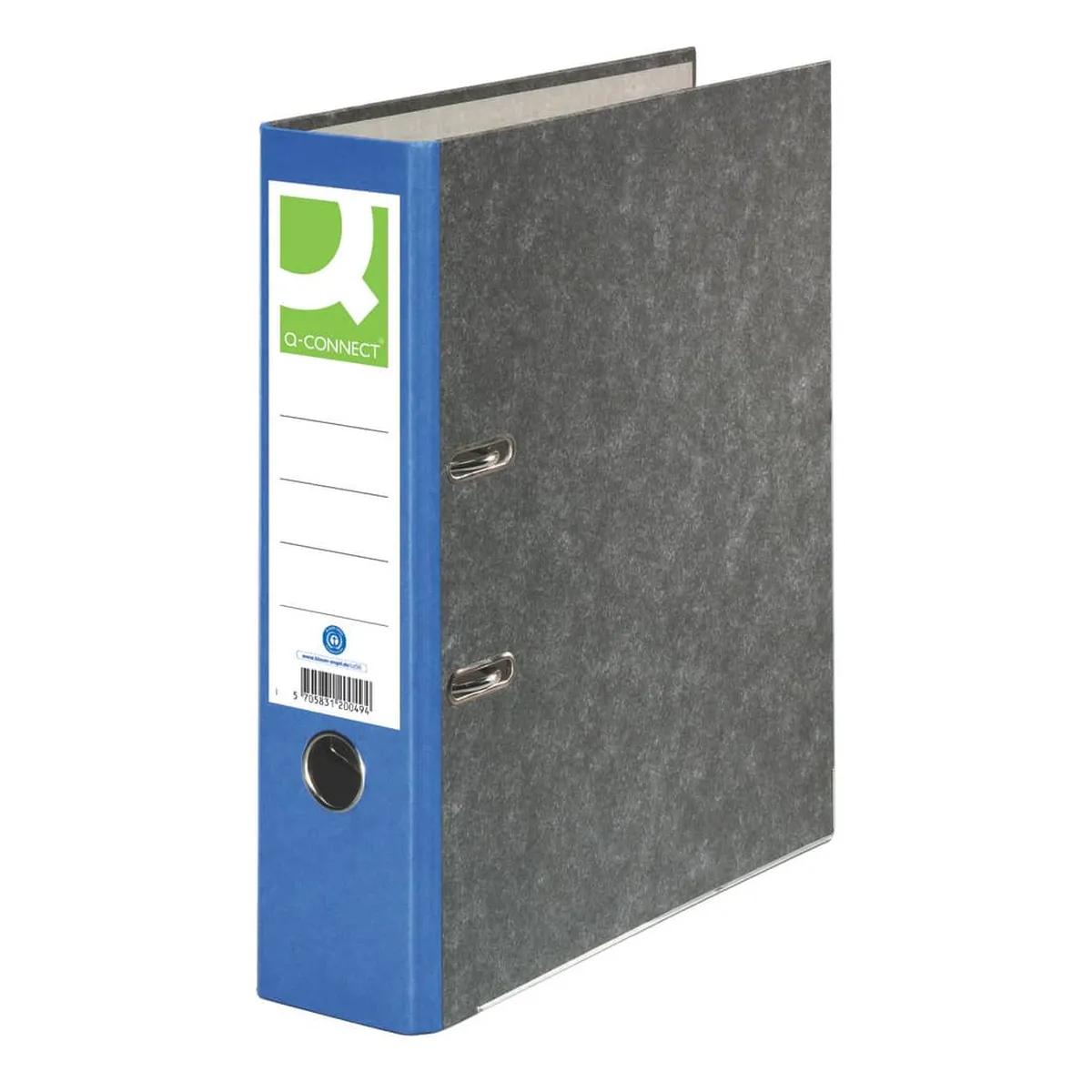 Q-Connect Wolkenmarmor-Ordner - A4, 80 mm, blau