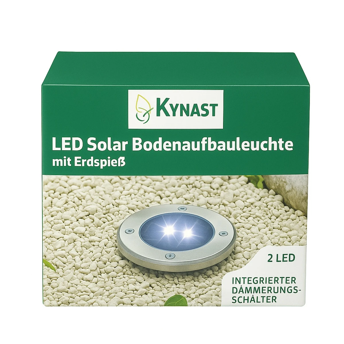 Kynast Solar Bodenleuchte mit Erdpsieß, rund
