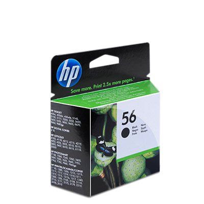 Druckerpatrone HP 56 schwarz 19 ml | 520 Seiten (C6656AE)