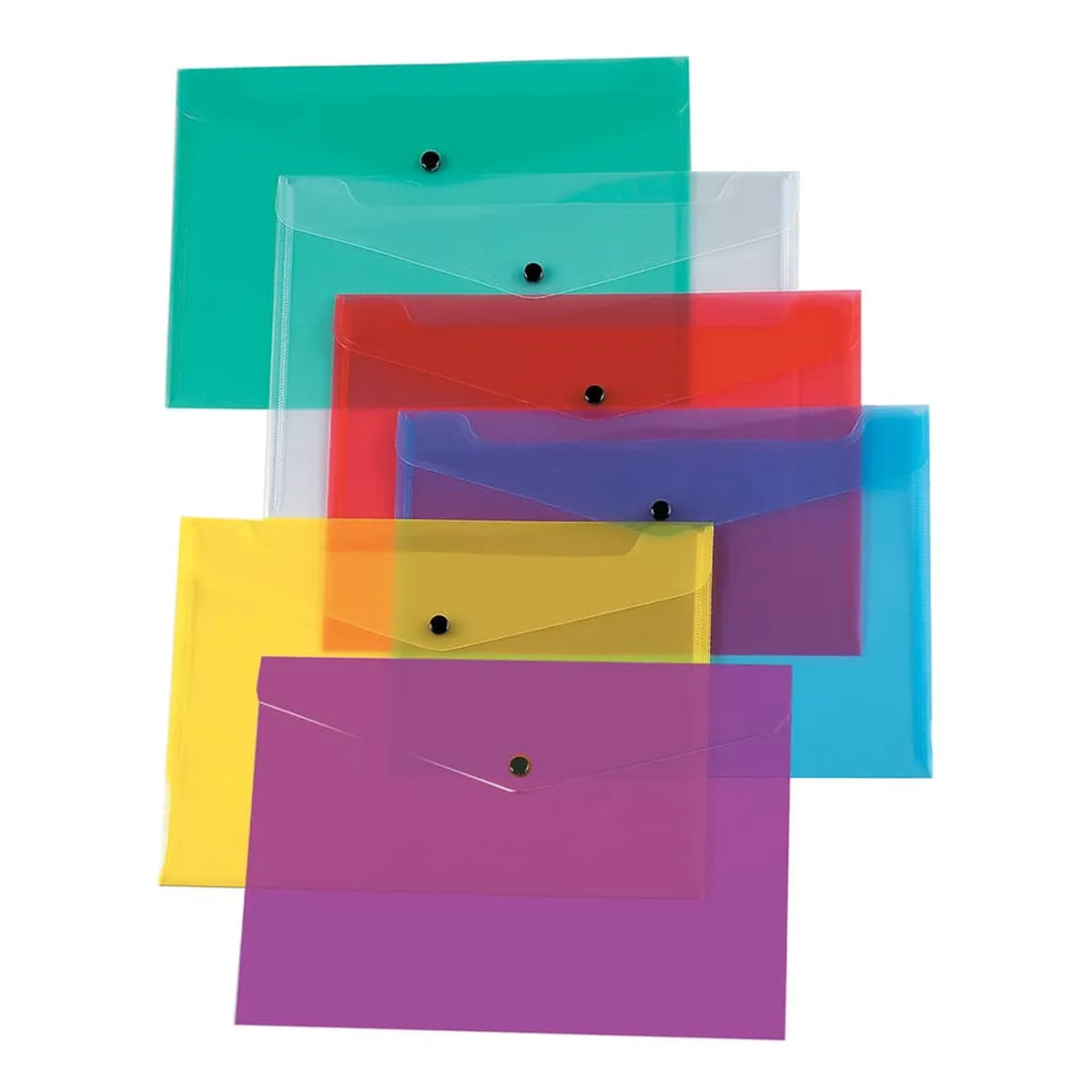 Q-Connect Dokumentenmappe - blau, A4 bis zu 50 Blatt