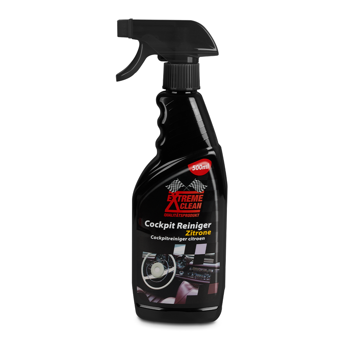 Autopflege Cockpit-Reiniger Zitrone 500 ml