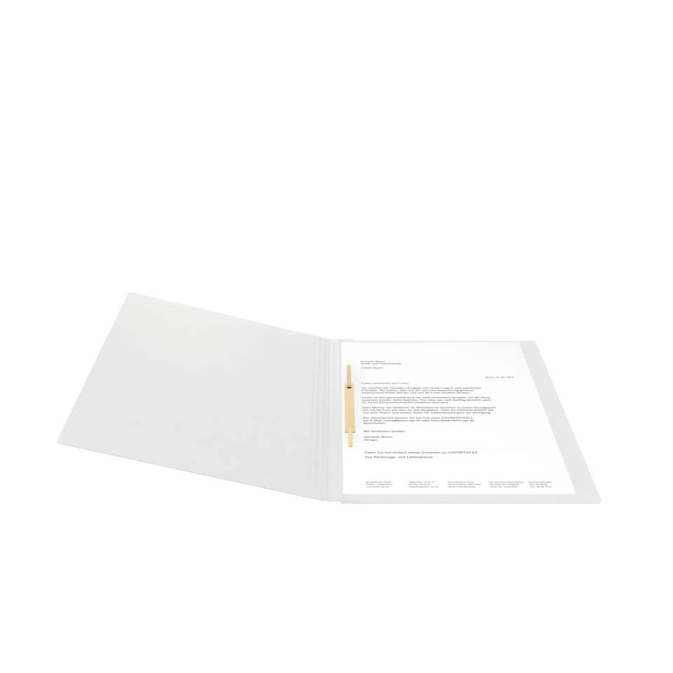 EXACOMPTA Schnellhefter - A4, 350 Blatt, Colorspan-Karton, 355 g/qm, weiß