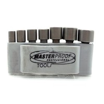 Masterproof Stecknüsse f. Akkuschrauber 5-6-7-8-10-11-13 mm