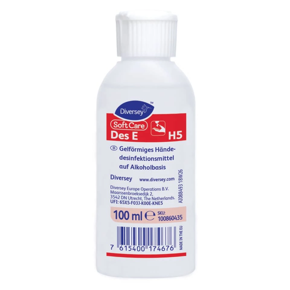 SOFT CARE Des E H5 Händedesinfektionsgel 100 ml