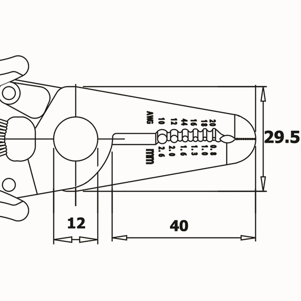 Abisolierzange Crimper / Stripper / Cutter