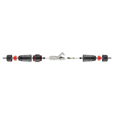 Goobay Outdoor (IP68) Netzwerkkabel-Verbinder CAT 6A STP geschirmt