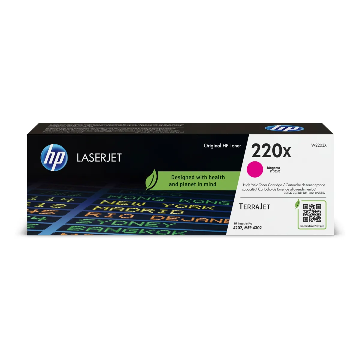 HP 220X Toner magenta 5.500 Seiten (W2203X) HP 220X Toner magenta 5.500 Seiten (W2203X)