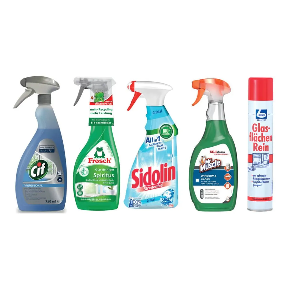 Sidolin Cristal Glasreiniger - 500 ml, Sprühdüse
