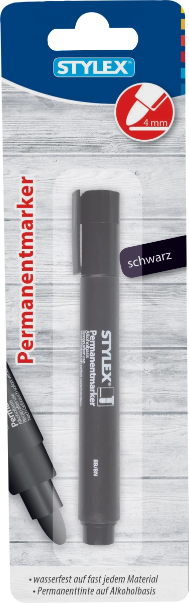 Stylex Permanentmarker, schwarz