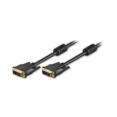 Goobay DVI Dual Link-Kabel, vergoldet, 2,0 m 