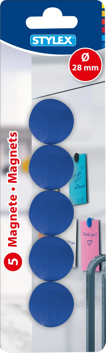 Stylex Magnete, Ø 28 mm, 5 Stück
