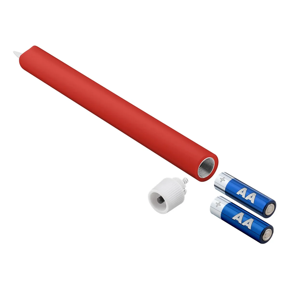 Goobay 5er-Set rote LED-Echtwachs-Stabkerzen, inkl. Fernbedienung