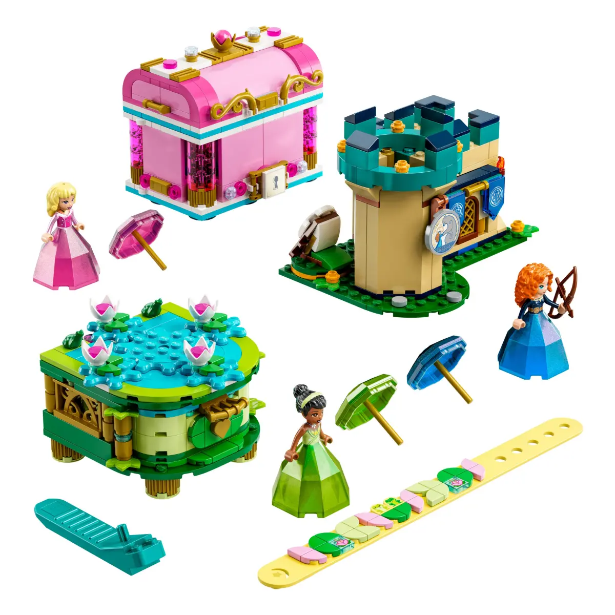 LEGO® Disney - Auroras, Meridas und Tianas Zauberwerke
