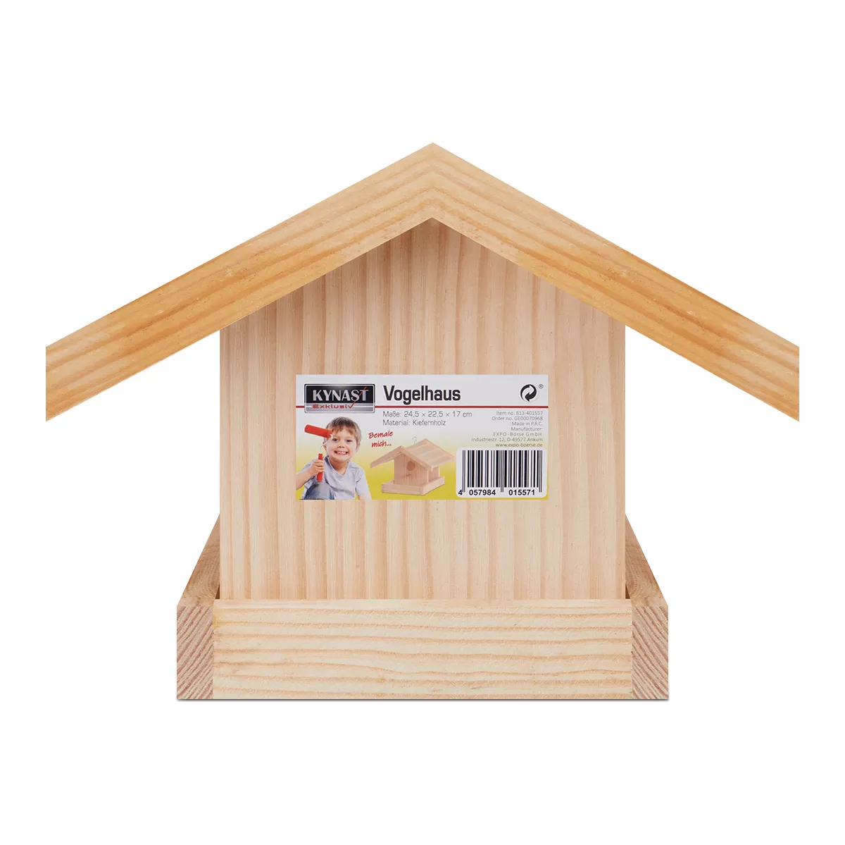 Vogelhaus zum bemalen