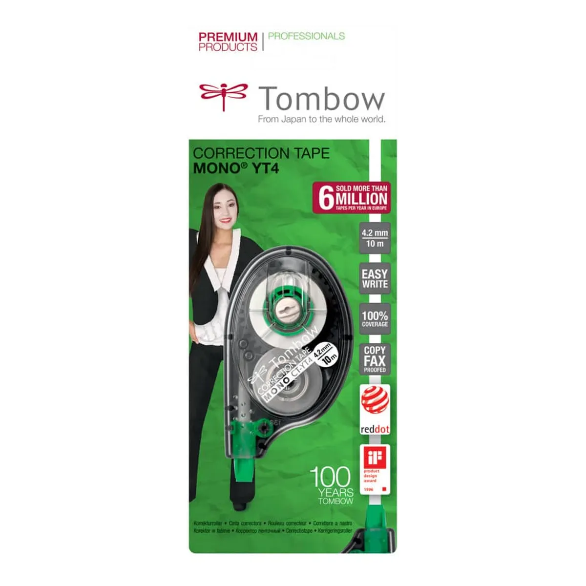 Tombow Korrekturroller MONO - 4,2 mm x 10 m