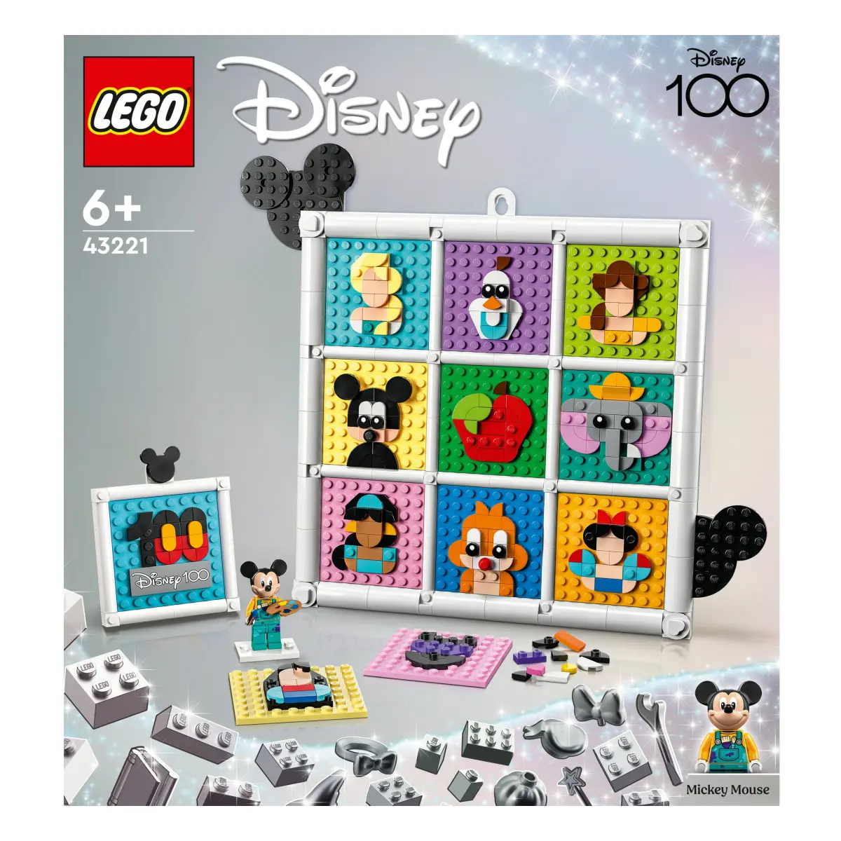 LEGO® Disney 100 Jahre Disney Zeichentrickikonen 43221