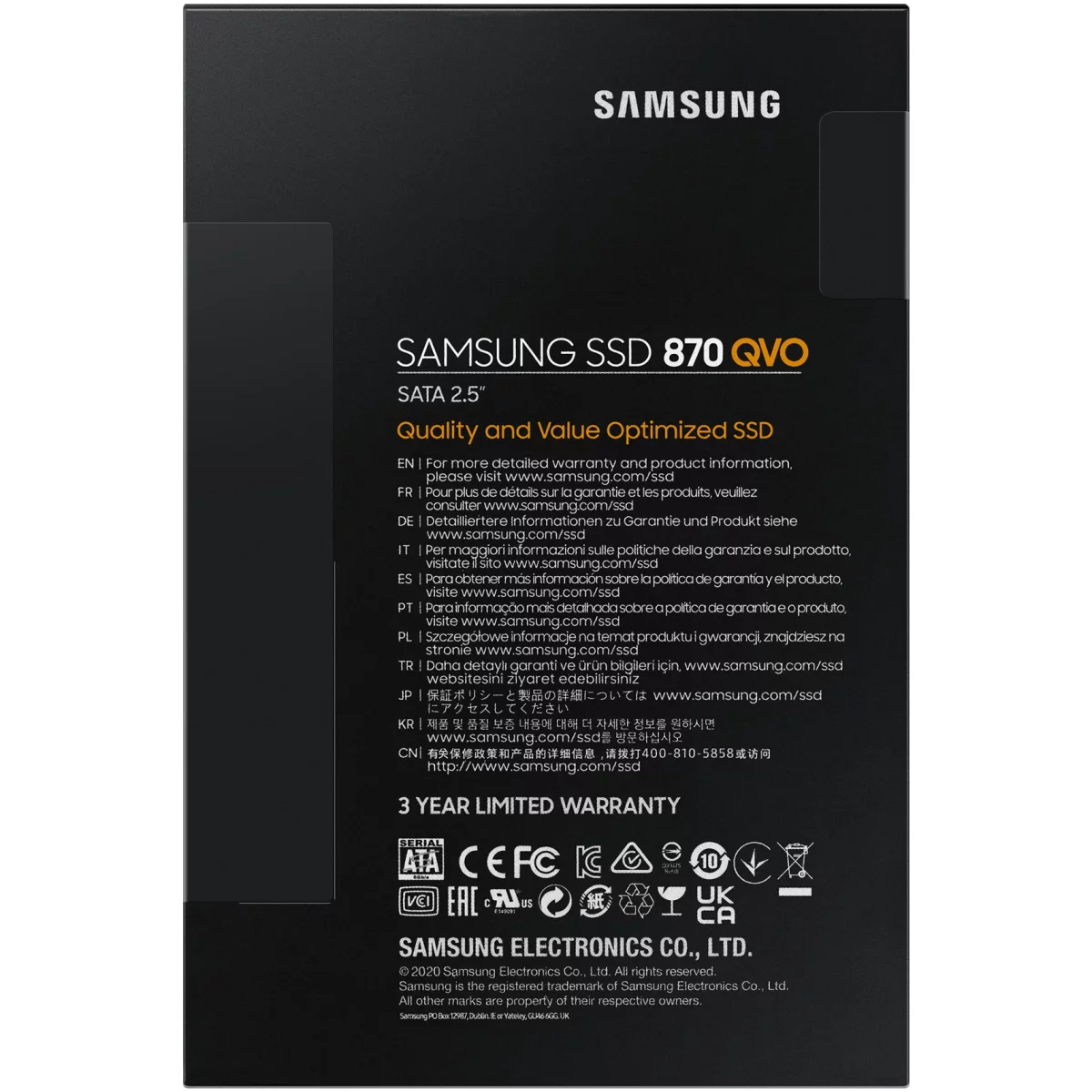 Samsung MZ-77Q1T0 2.5“ 1000 GB Serial ATA III QLC