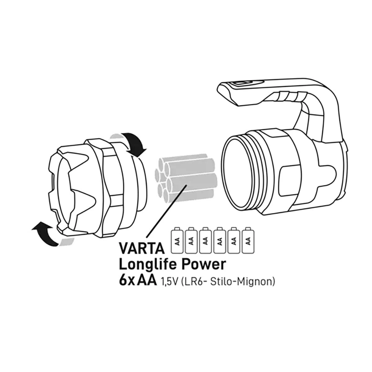 Varta Taschenlampe Indestructible BL20 Pro