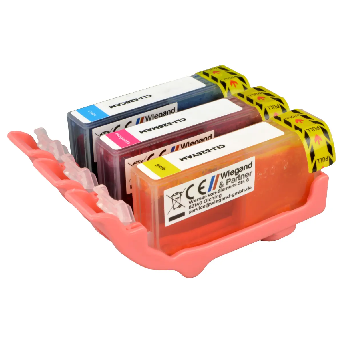 Canon CLI-526 - alternatives Patronen MultiPack 'schwarz cyan magenta gelb' 4x 10,8 ml | 5.264 Seiten - Digital Revolution