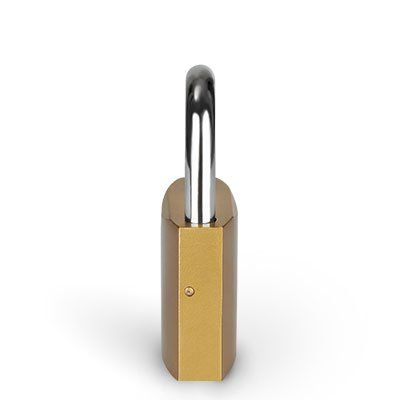 Eurotools Keller-Vorhangschloss, Stahl, 50mm