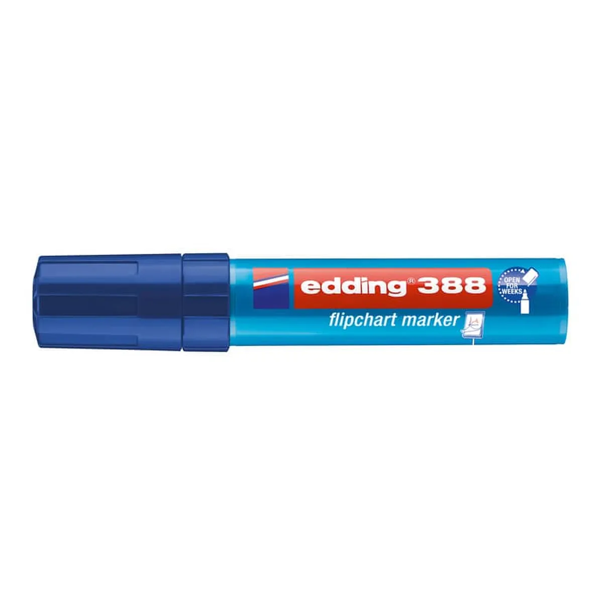 Edding 388 Flipchartmarker - 4 - 12 mm, blau