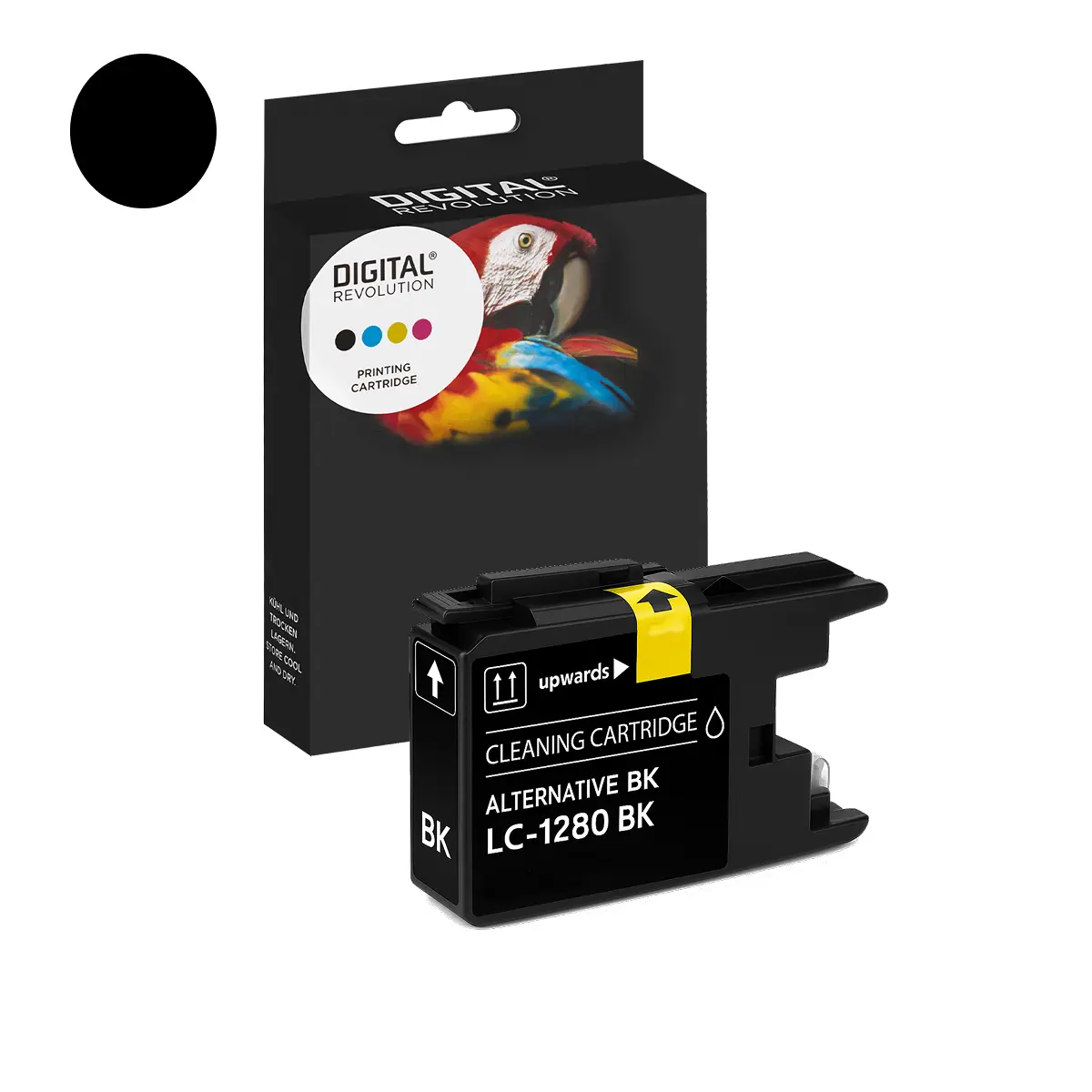 Brother LC-1280 BK - alternative Reinigungspatrone 'schwarz' 61,2 ml - Digital Revolution