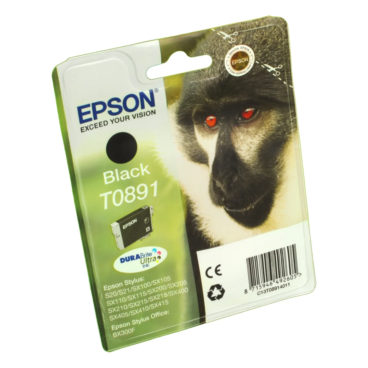 Epson T0891 Druckerpatrone schwarz 5,8 ml | 170 Seiten (C13T08914011) Epson T0891 Druckerpatrone schwarz 5,8 ml | 170 Seiten (C13T08914011)