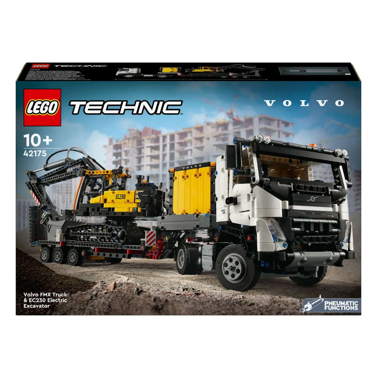 LEGO® Technic Volvo FMX LKW mit EC230 Electric Raupenbagger 42175