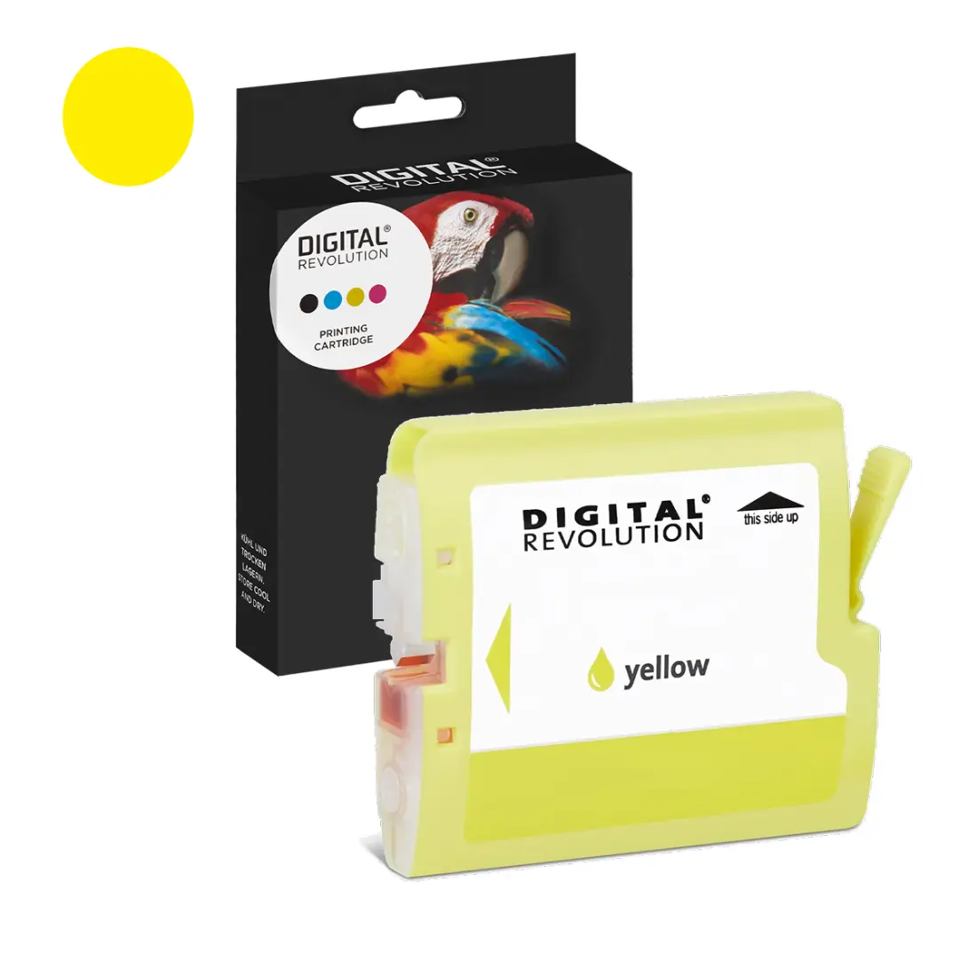 Brother LC-1000 Y, LC-970 Y - alternative Patrone 'gelb' 20 ml | 1.950 Seiten - Digital Revolution