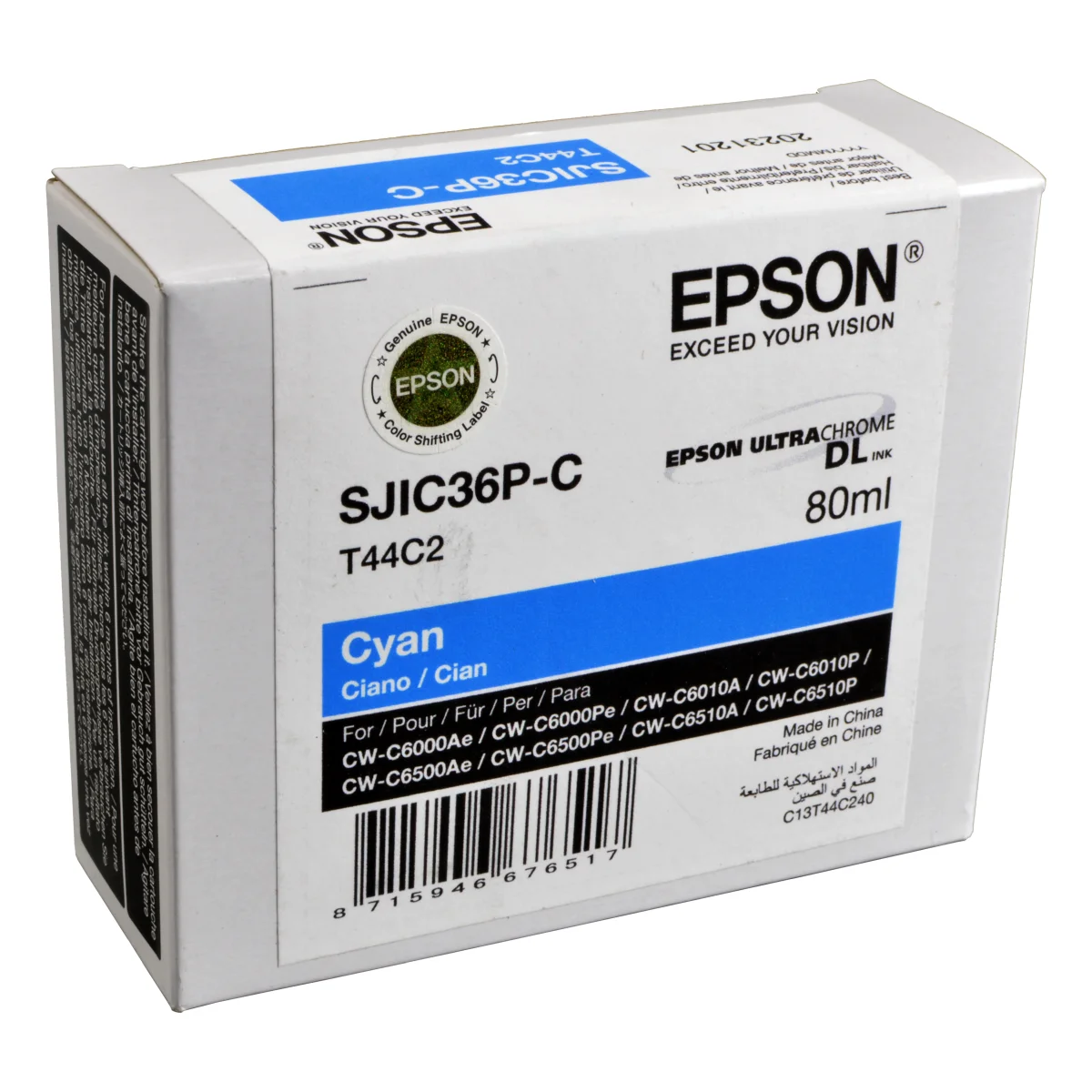 Epson Tinte C13T44C240  SJIC36P(C)  cyan