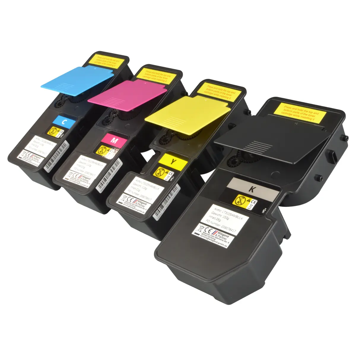 Kyocera TK-5450 - alternatives Toner MultiPack 'KCMY' 1x 4.100 Seiten (BK), 3x 3.200 Seiten (CMY) - Digital Revolution