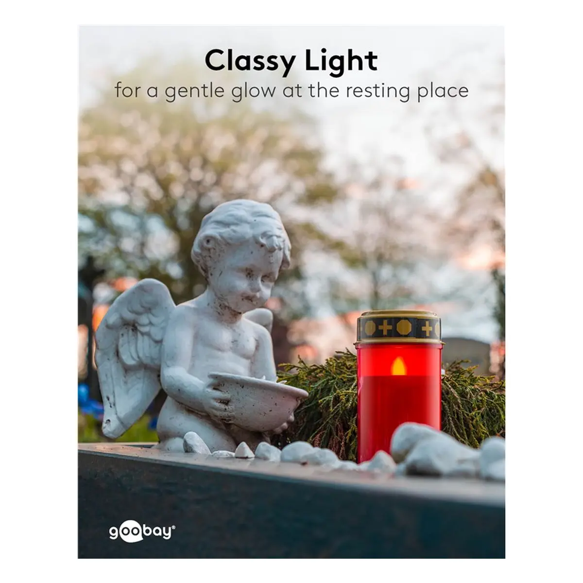 Goobay LED-Grablicht mit Timer, rot