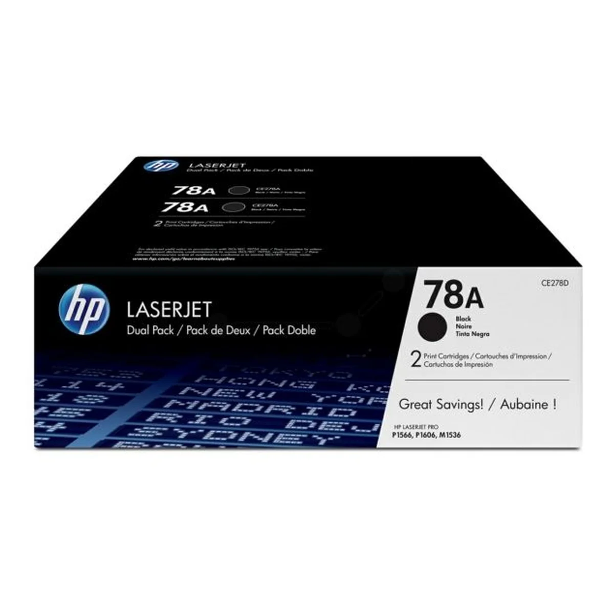 HP 78A Toner Doppelpack schwarz 4.200 Seiten (CE278AD)