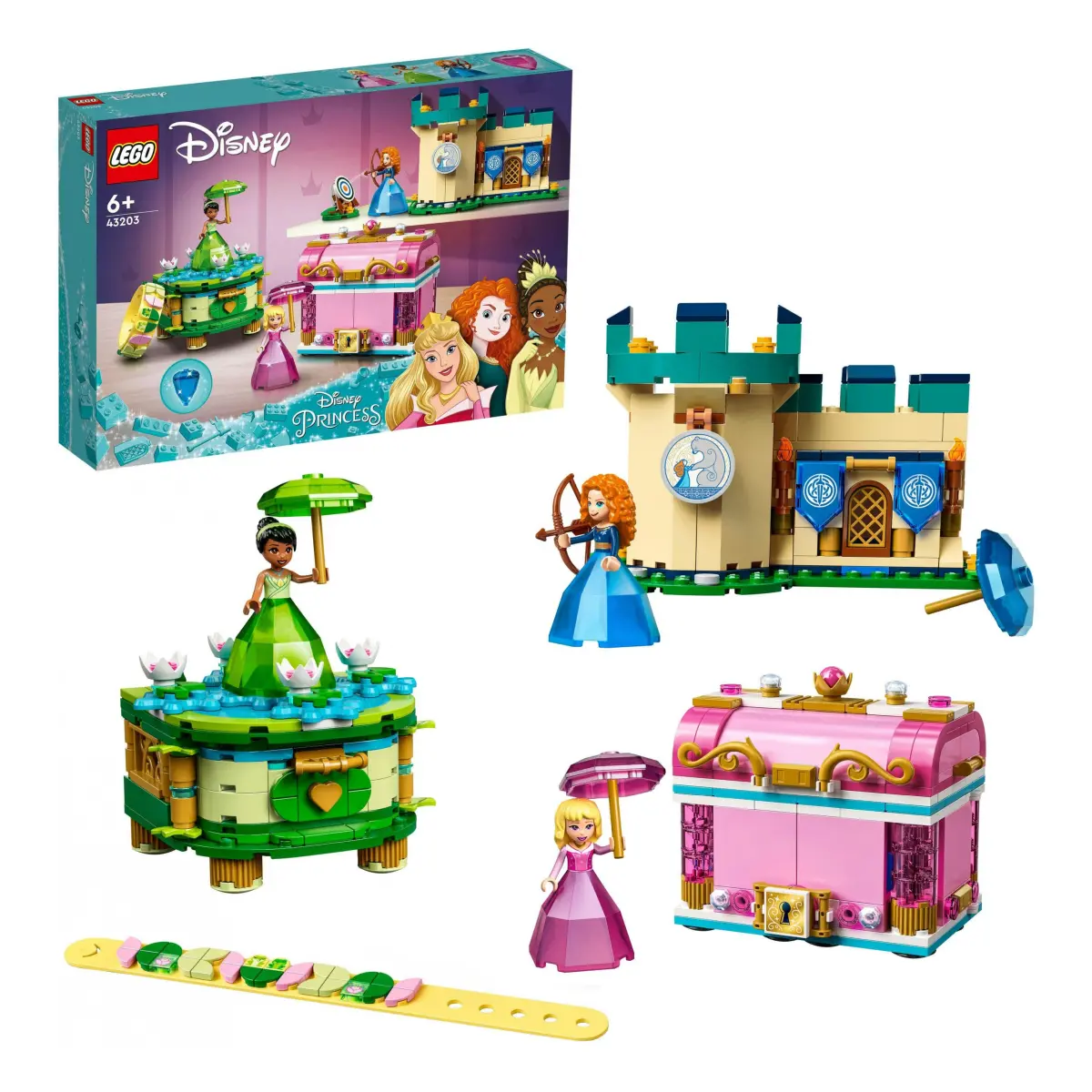 LEGO® Disney - Auroras, Meridas und Tianas Zauberwerke