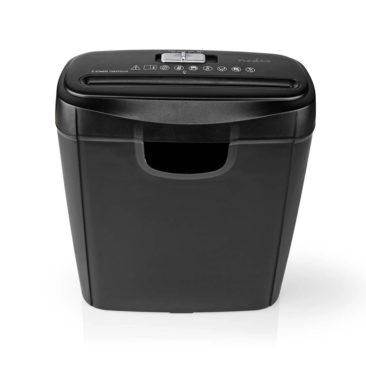 Nedis Aktenvernichter 10 Liter schwarz