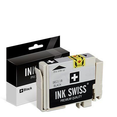 Epson T0801 - alternative Patrone 'schwarz' 11,4 ml - InkSwiss