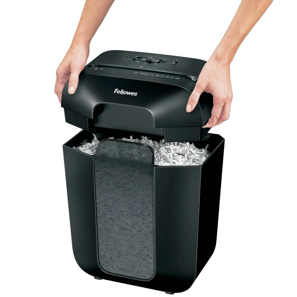 Fellowes Aktenvernichter Powershred® - LX45 Partikelschnitt, schwarz