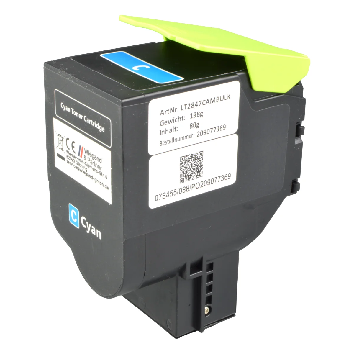 Toshiba T-FC 338 E CR - alternativer Toner 'cyan' 5.000 Seiten - Digital Revolution