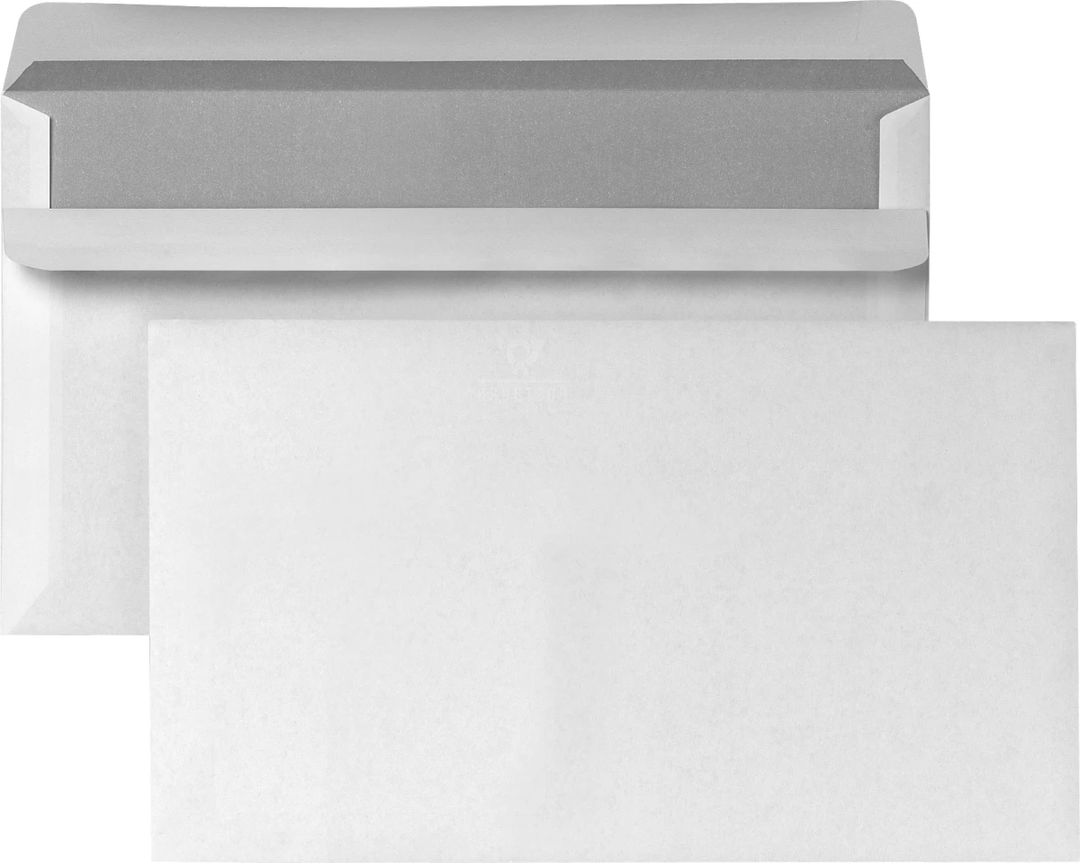 Briefumschläge DIN C6 selbstklebend ohne Fenster 25 Stück
