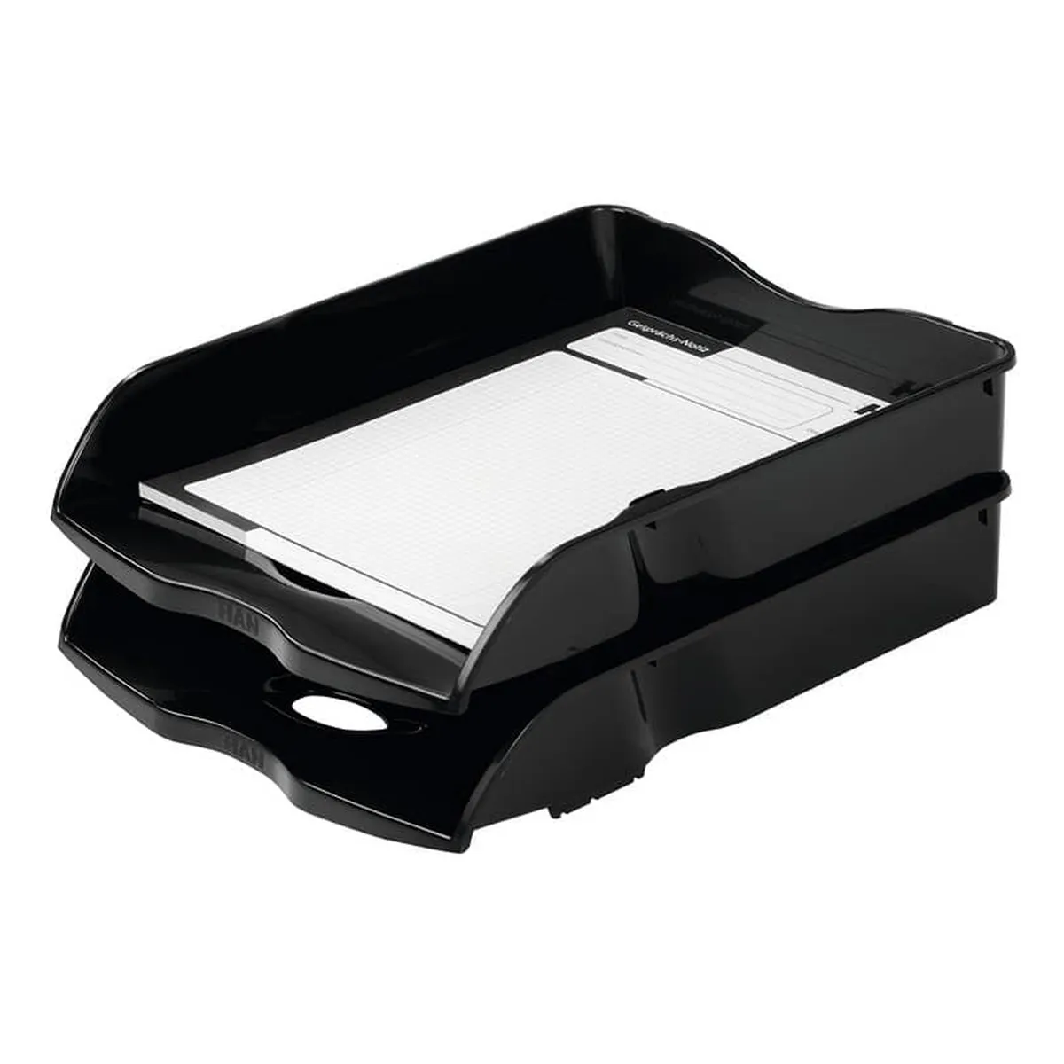 HAN Briefablage Re-LOOP - A4/C4, stapelbar, schwarz