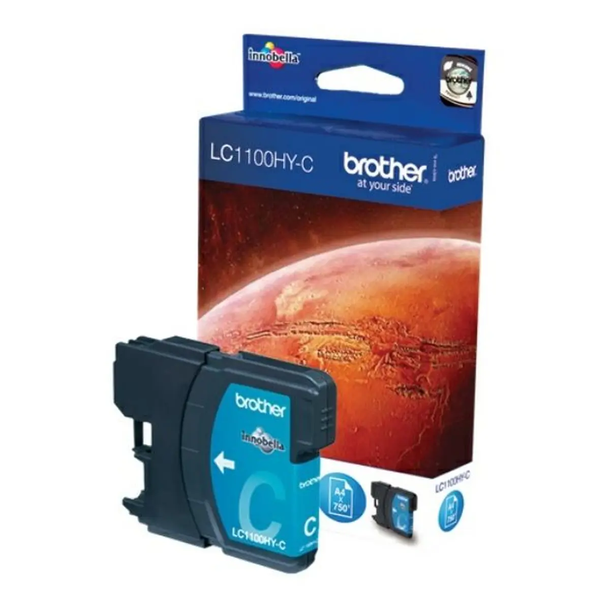 Druckerpatrone Brother LC-1100HYC cyan 10,1 ml | 750 Seiten