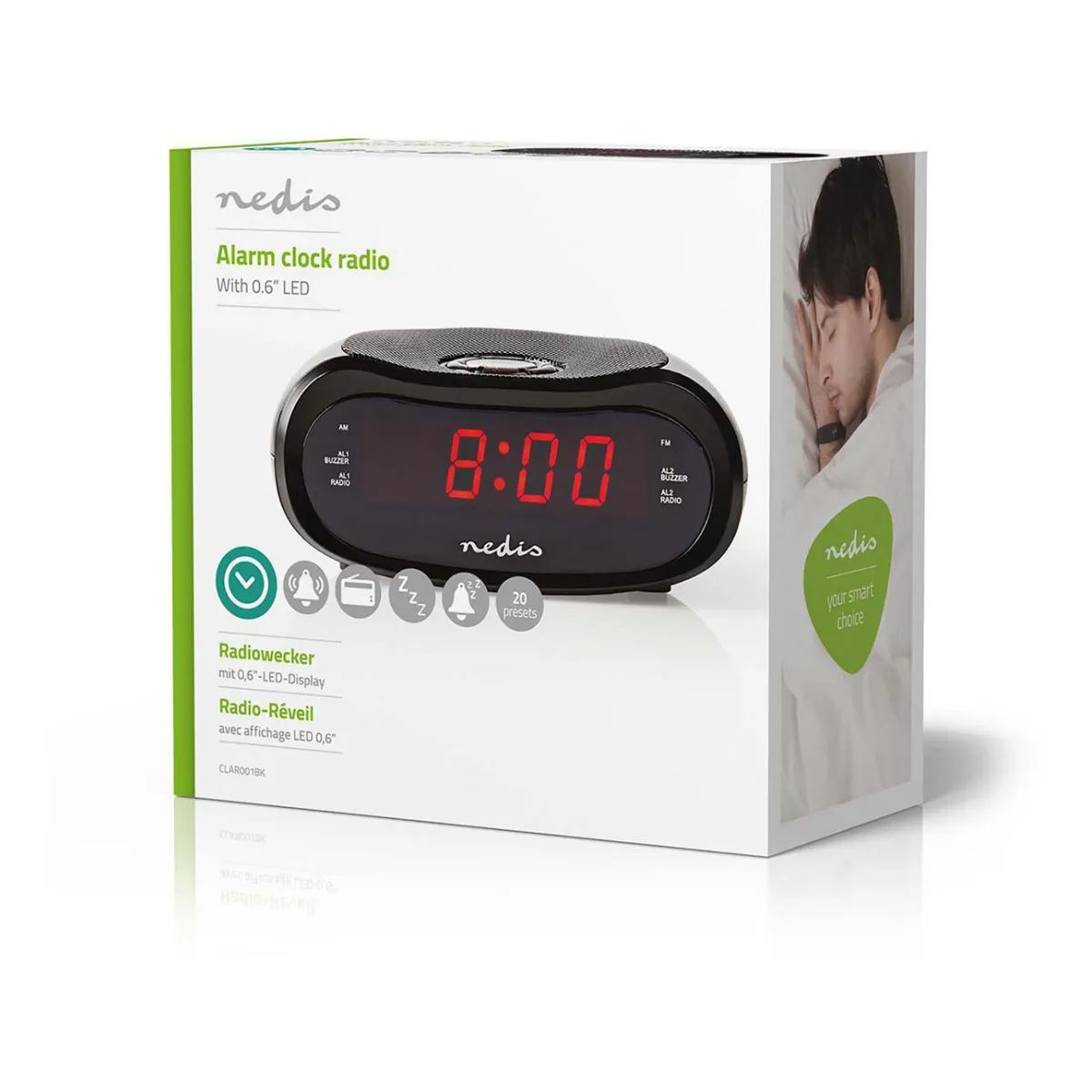 Nedis Digital-Wecker-Radio